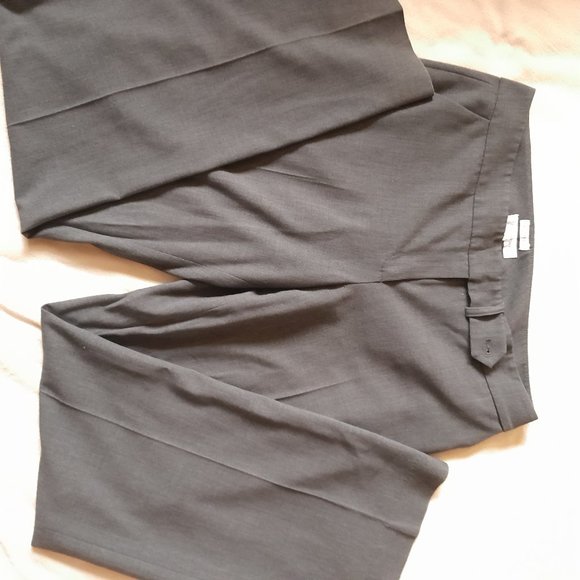 4/$20 sale Calvin Klein Stretch Dress Pants Straight Leg Trouser EUC Grey - Picture 1 of 7